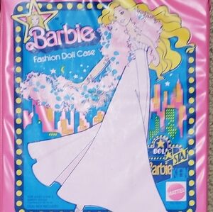 1977 Vintage Barbie Fashion Doll Case Carrier Mattel Pink